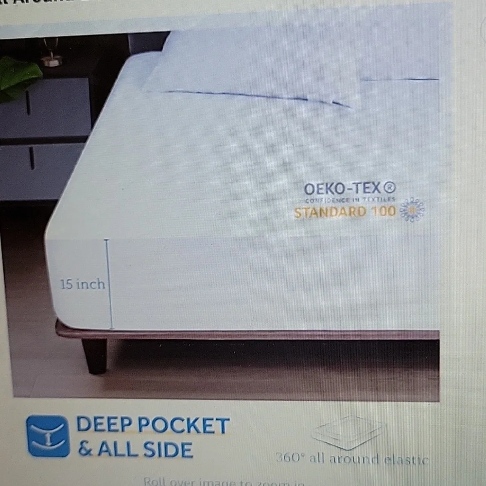 Sealy Warming Mattress Pad White Full Quilted Electric Scotchgard padded NEW…